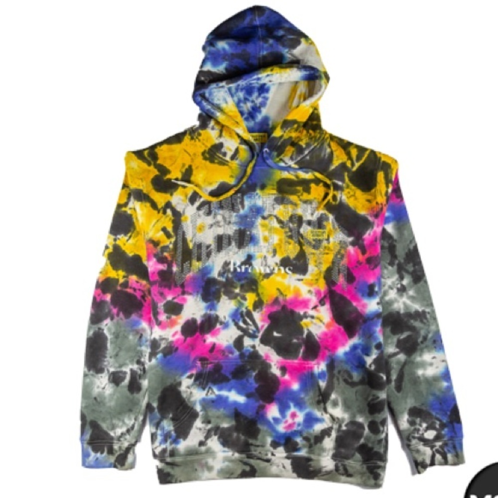 CHINATOWN MARKET
Tie-Dye Print Crew Neck Hoodie
Size: M